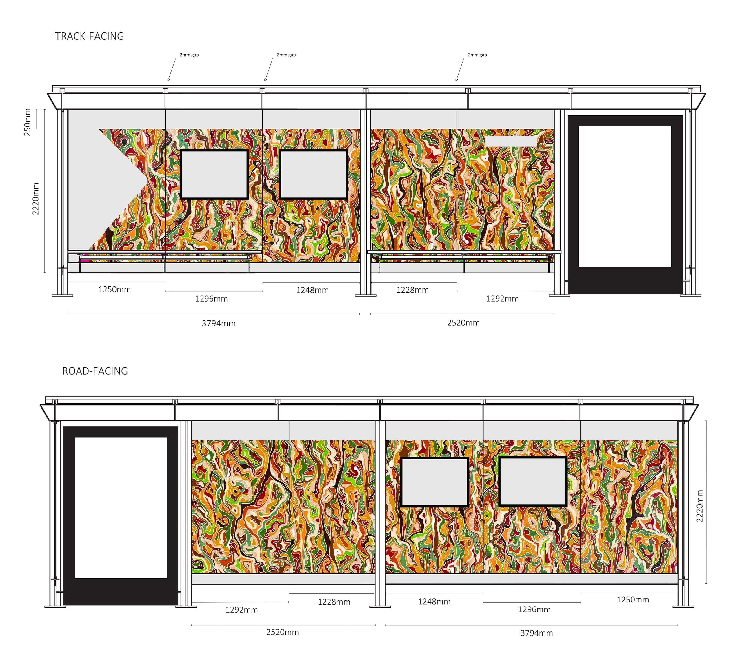 Design 1 — elevation A