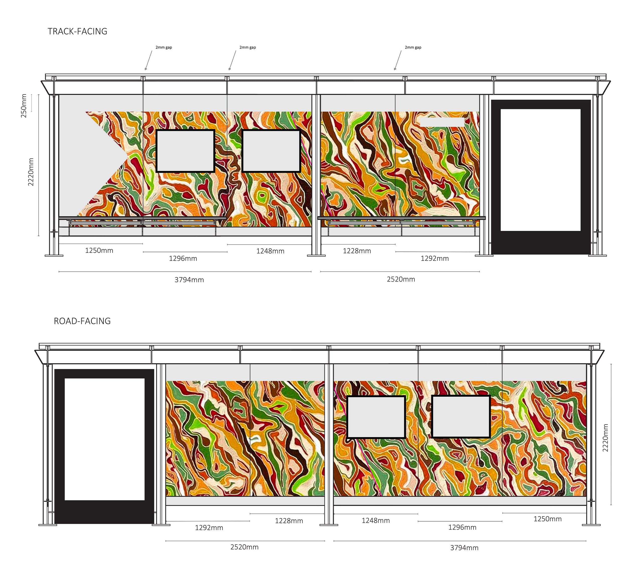 Design 1 — elevation B